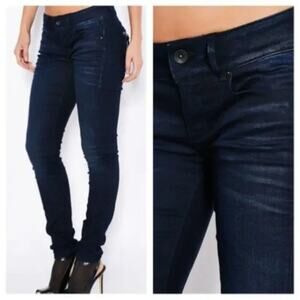 ROUTE 66 Women's Dark Rinse Stretch Skinny Jeans Sz 27